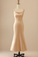 Julissa Spaghetti Straps Trumpet/Mermaid Natural Waist Sleeveless Taffeta Bridesmaid Dresses