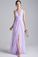Kaliyah Floor Length V-Neck Natural Waist Sleeveless A-Line/Princess Chiffon Bridesmaid Dresses