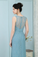 Amiya Floor Length Sleeveless A-Line/Princess Natural Waist Lace Straps Bridesmaid Dresses