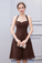 Cassandra Halter Chiffon Sleeveless A-Line/Princess Natural Waist Floor Length Bridesmaid Dresses