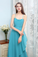 Kay A-Line/Princess Chiffon Spaghetti Straps Natural Waist Floor Length Sleeveless Bridesmaid Dresses