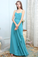 Kay A-Line/Princess Chiffon Spaghetti Straps Natural Waist Floor Length Sleeveless Bridesmaid Dresses