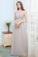 Audrey Floor Length Natural Waist A-Line/Princess Chiffon Sleeveless Scoop Bridesmaid Dresses