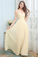 Julia Floor Length A-Line/Princess Sleeveless Natural Waist Chiffon Spaghetti Straps Bridesmaid Dresses