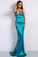 Glitter Blue Mermaid Formal Dress Long Prom Dress