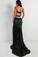 Glitter Black Mermaid Formal Dress Long Prom Dress