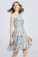 Sleeveless Jewel Lace Sequins Mini Homecoming Dress