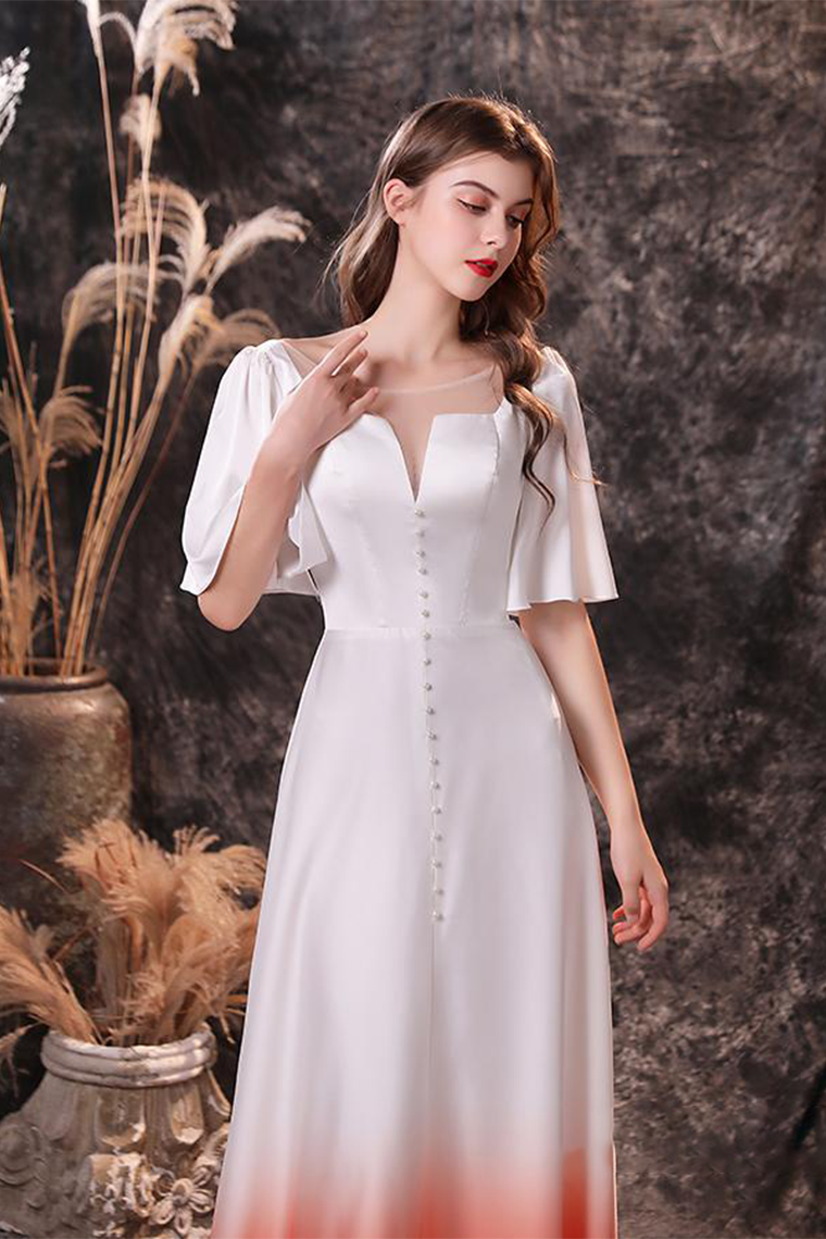 A-Line/Princess Bateau Sleeveless Floor-Length Hand-Made Flower Satin Bridesmaid Dresses