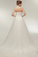 Sweetheart Feather Sweeping Train White Wedding Dress