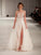 A-line/Princess Scoop Sleeveless Short Sleeves Floor-length Organza Prom Dresses HEP0001969
