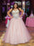 Ball Gown Sleeveless Sweetheart Tulle Floor-Length Beading Plus Size Dresses HEP0002497
