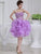 A-Line/Princess Beading Sweetheart Sleeveless Short Organza Cocktail Dresses HEP0008693