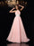 A-Line/Princess High Neck Pleats Sleeveless Long Chiffon Dresses HEP0002160