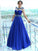 A-Line/Princess Bateau Sleeveless Floor-Length Beading Chiffon Dresses HEP0002490