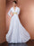 A-Line/Princess V-neck Long Sleeves Long Chiffon Dresses HEP0002029