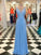A-Line/Princess Spaghetti Straps Sleeveless Floor-Length Applique Chiffon Dresses HEP0002507