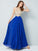 A-Line/Princess Scoop Sleeveless Floor-Length Crystal Chiffon Dresses HEP0003473