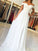 A-Line/Princess Sleeveless Off-the-Shoulder Floor-Length Applique Chiffon Dresses HEP0002401