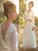 A-Line/Princess V-neck Long Sleeves Lace Chiffon Sweep/Brush Train Wedding Dresses HEP0006463