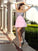 A-Line/Princess Sweetheart Sequin Sleeveless Short Chiffon Cocktail Dresses HEP0008804