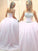 Ball Gown Sleeveless Sweetheart Beading Floor-Length Tulle Dresses HEP0002052