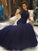 Trumpet/Mermaid Sleeveless Floor-Length Jewel Tulle Beading Dresses HEP0001826