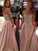 A-Line/Princess Sleeveless Sweetheart Floor-Length Chiffon Beading Dresses HEP0002586