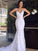 Trumpet/Mermaid Sleeveless Tulle Lace Spaghetti Straps Court Train Wedding Dresses HEP0005992