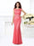 Trumpet/Mermaid Bateau Beading Sleeveless Long Lace Dresses HEP0009259