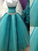 Ball Gown Spaghetti Straps Sleeveless Beading Tulle Floor-Length Dresses HEP0001900