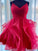 A-Line/Princess Tulle Spaghetti Straps Sleeveless Ruffles Short/Mini Homecoming Dresses HEP0008699