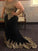 Trumpet/Mermaid Sheer Neck Sleeveless Applique Sweep/Brush Train Chiffon Plus Size Dresses HEP0002219