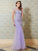 Trumpet/Mermaid Scoop Sleeveless Beading Floor-length Tulle Dresses HEP0002326