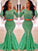 Trumpet/Mermaid Scoop Long Sleeves Lace Ruffles Sweep/Brush Train Two Piece Dresses HEP0002254