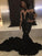Trumpet/Mermaid Long Sleeves Jewel Lace Applique Chapel Train Dresses HEP0001875
