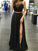 A-Line/Princess Spaghetti Straps Sleeveless Floor-Length Chiffon Two Piece Dresses HEP0001860