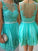 A-Line/Princess Applique Scoop Tulle Sleeveless Short/Mini Dresses HEP0008681