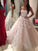 Ball Gown Strapless Sleeveless Court Train Applique Tulle Wedding Dresses HEP0006486
