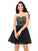 A-Line/Princess Sweetheart Paillette Sleeveless Short Chiffon Cocktail Dresses HEP0008835