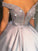 Ball Gown Beading Satin Off-the-Shoulder Sleeveless Floor-Length Dresses HEP0002346