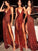 Sheath/Column Sleeveless V-neck Sweep/Brush Train Sequins Dresses HEP0002202