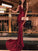 Trumpet/Mermaid Sleeveless V-neck Sweep/Brush Train Ruffles Sequins Dresses HEP0001447