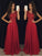 A-Line/Princess Sleeveless Scoop Chiffon Beading Floor-Length Dresses HEP0001677
