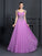 A-Line/Princess Straps Beading Sleeveless Long Chiffon Dresses HEP0002537
