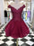 A-Line/Princess Organza Beading V-neck Sleeveless Short/Mini Homecoming Dresses HEP0008923