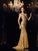 Trumpet/Mermaid Straps Rhinestone Sleeveless Long Sequins Dresses HEP0002787