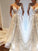 A-Line/Princess Spaghetti Straps Court Train Tulle Sleeveless Wedding Dresses HEP0006047