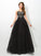 Ball Gown Sweetheart Lace Sleeveless Long Net Quinceanera Dresses HEP0002646