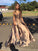 A-Line/Princess Sleeveless V-neck Floor-Length Ruffles Satin Dresses HEP0002243
