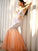 Trumpet/Mermaid V-neck Sleeveless Tulle Floor-Length Sequin Dresses HEP0001956